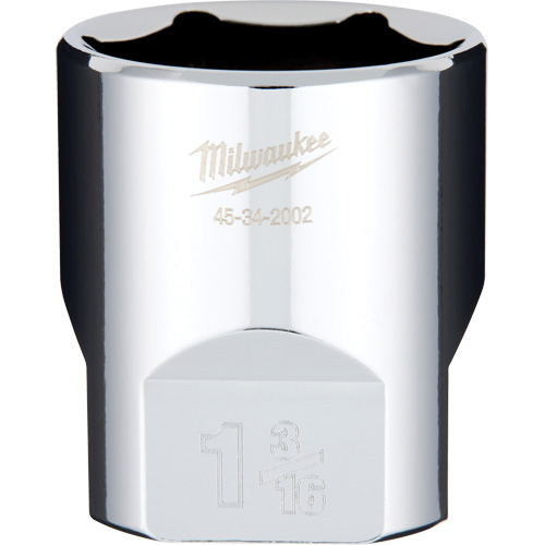 SAE Socket with Four Flat Sides, 1-3/16", 1/2" Drive, 6 Points Helyx Safety & Industrial Supplies