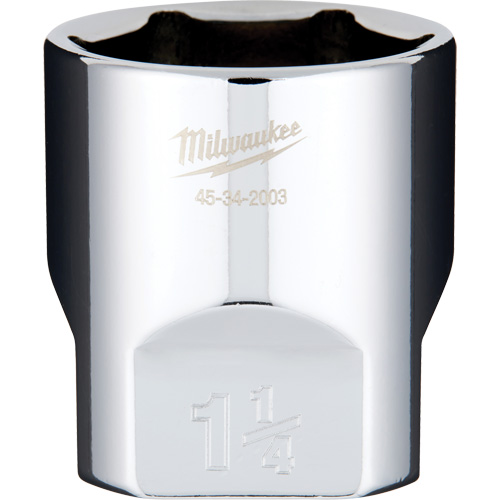 SAE Socket with Four Flat Sides, 1-1/4", 1/2" Drive, 6 Points Helyx Safety & Industrial Supplies