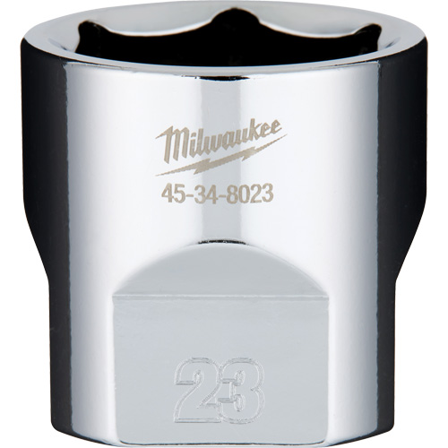 Metric Socket with Four Flat Sides, 23 mm, 3/8" Drive, 6 Points Helyx Safety & Industrial Supplies