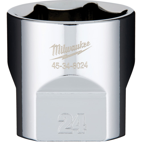 Metric Socket with Four Flat Sides, 24 mm, 3/8" Drive, 6 Points Helyx Safety & Industrial Supplies