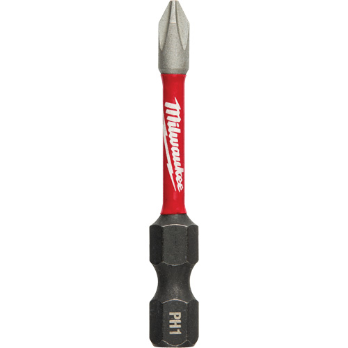 Shockwave Impact Duty Power Bit, Phillips, #1 Tip, 1/4" Drive Size, 2" Length Helyx Safety & Industrial Supplies