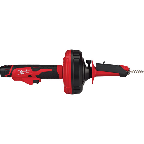 Trapsnake Auger with Cable Drive Automatic Feed & Retract, Powered, 25' Cable Length, 1/4" Cable Diameter Helyx Safety & Industrial Supplies