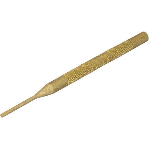 Brass Pin Punch, 3/32" Dia. x 4" L Helyx Safety & Industrial Supplies