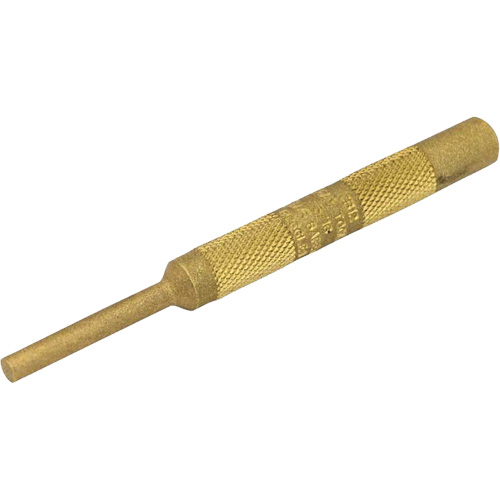 Brass Pin Punch, 3/16" Dia. x 4" L Helyx Safety & Industrial Supplies