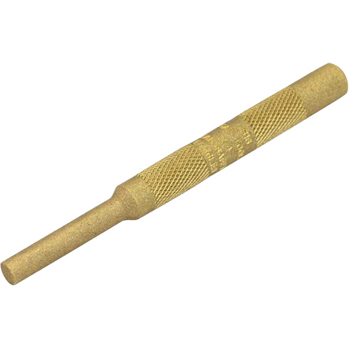 Brass Pin Punch, 1/4" Dia. x 4" L Helyx Safety & Industrial Supplies