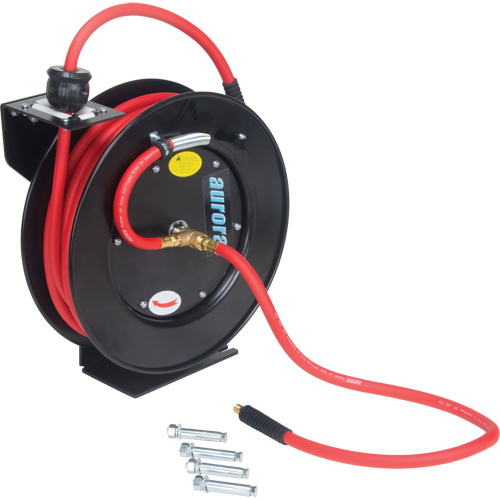 Hose Reel, Air/Water, 3/8" x 50', Single Hose, 300 psi Helyx Safety & Industrial Supplies