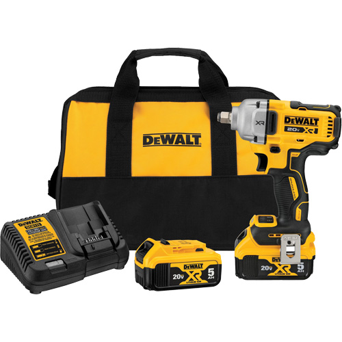 Cl&eacute; &agrave; choc avec moteur sans balai de gamme moyenne avec trousse denclume &agrave; goupille de d&eacute;tente Max* Tool Connect, 20 V, Mandrin 1/2" Helyx Safety & Industrial Supplies