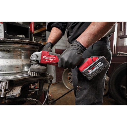 M18 Fuel Variable Speed Braking Grinder with No-Lock Paddle Switch, 18 V, 5"/4-1/2" Chuck, Lithium-Ion Helyx Safety & Industrial Supplies