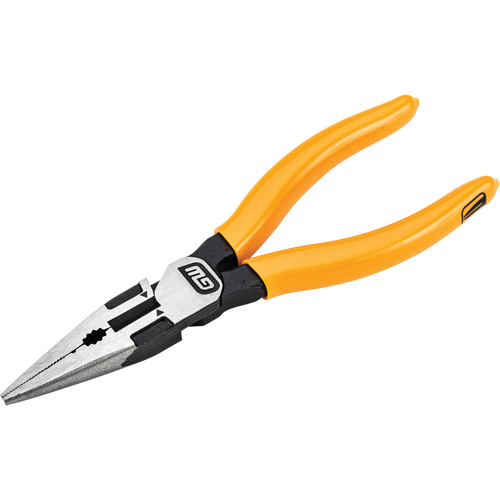 Pitbull Dipped Handle Long Nose Pliers, 6" L Helyx Safety & Industrial Supplies