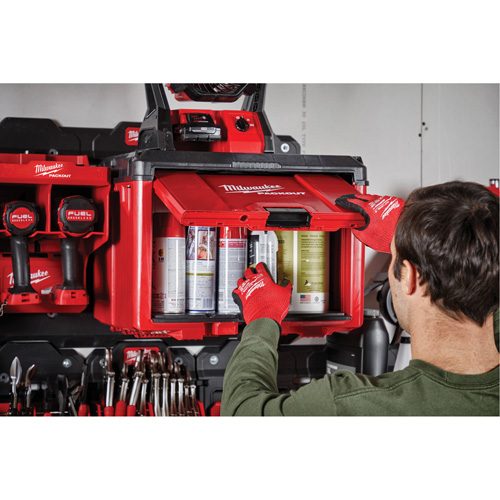 Packout Tool Cabinet, 15" x 15" x 20", Black/Red Helyx Safety & Industrial Supplies