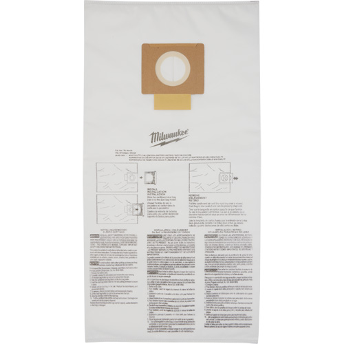 Fleece Dust Bags, 9 US gal. Helyx Safety & Industrial Supplies