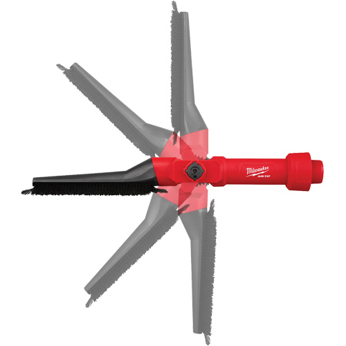 Brosse pivotante &agrave; profil bas Air-Tip Helyx Safety & Industrial Supplies