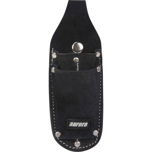 Utility Pouch, Knife Holder, Leather, 3 Pockets Helyx Safety & Industrial Supplies
