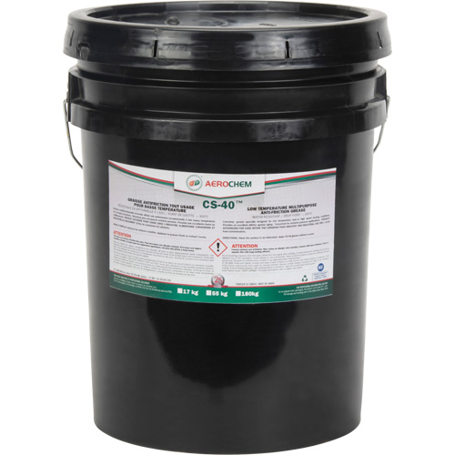 AEROCHEM CS-40 Low-Temperature Multi-Purpose Grease, 17 kg, Pail Helyx Safety & Industrial Supplies