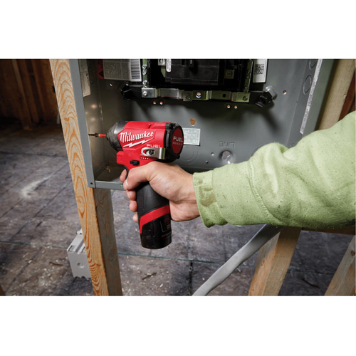 M12 Fuel Hex Impact Driver Kit, 1/4", 1500 in-lbs Max. Torque, 12 V, Lithium-Ion Helyx Safety & Industrial Supplies
