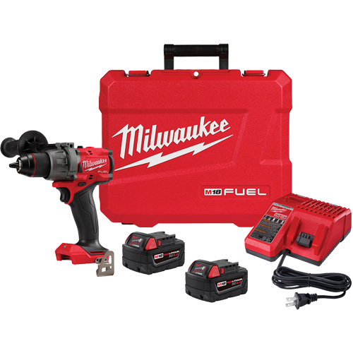 M18 Fuel Hammer Drill/Driver Kit, 1/2" Chuck, 18 V Helyx Safety & Industrial Supplies