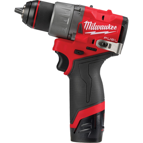 Ensemble perceuse/visseuse M12 Fuel, Lithium-ion, 12 V, Mandrin 1/2", Couple 400 lb-po Helyx Safety & Industrial Supplies