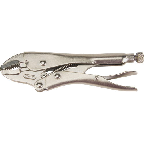 Locking Pliers with Wire Cutter, 7" Length, Curved Jaw Helyx Safety & Industrial Supplies