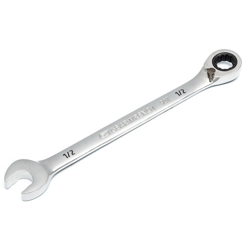 Cl&eacute; &agrave; cliquets r&eacute;versible &agrave; 90 dents, 12 pans, 1/2", Fini Chrome/Poli Helyx Safety & Industrial Supplies
