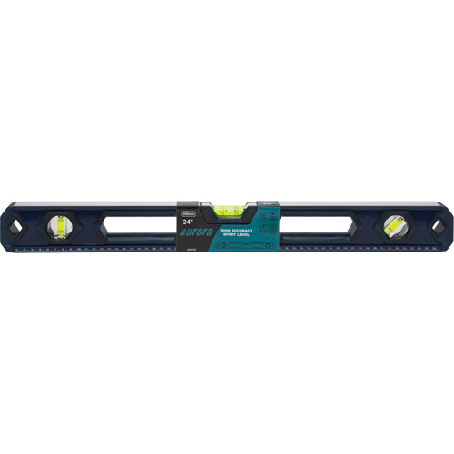 High-Accuracy Level, Box, 2' L, Aluminum, 3, Non-Magnetic Helyx Safety & Industrial Supplies
