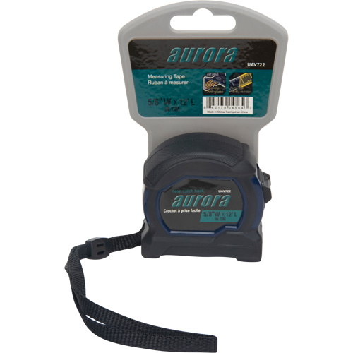 Tape Measure, 5/8" x 12', Imperial & Metric Graduations Helyx Safety & Industrial Supplies