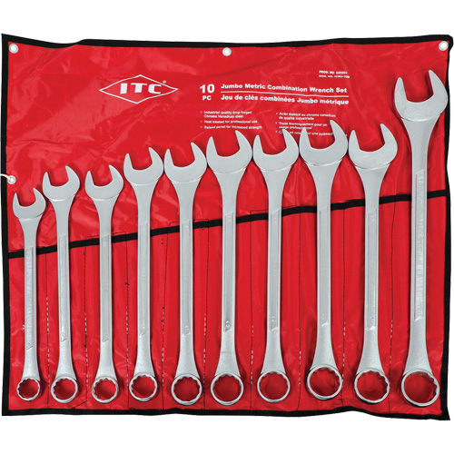 ICWJ-10M Jeu de cl&eacute; grand format, Combinaison, 10 morceaux, M&eacute;trique Helyx Safety & Industrial Supplies