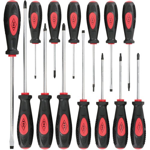 IESD-14S Jeu de tournevis ergonomiques, 14 mcx, Magn&eacute;tique Helyx Safety & Industrial Supplies