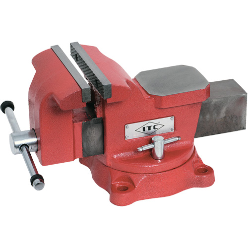 &eacute;tau de m&eacute;canicien &agrave; base pivotante, Largeur des m&acirc;choires 6", Profondeur de la gorge 3" Helyx Safety & Industrial Supplies