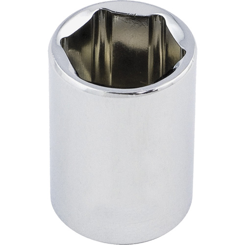 Douille chrom&eacute;e ordinaire, 1/2", Prise 3/8", 6 pans Helyx Safety & Industrial Supplies