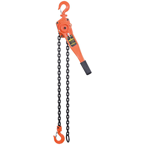 Palan &agrave; chaîne &agrave; levier s&eacute;rie VLP, Lev&eacute;e 10', Cabacit&eacute; 3000 lb (1,5 tonne) Helyx Safety & Industrial Supplies