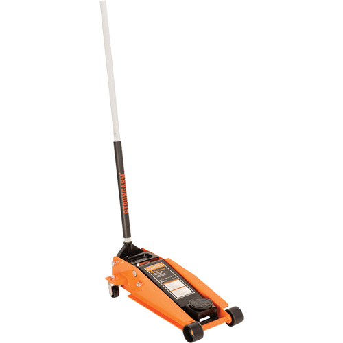 964D 2XP Floor Jack, 4 Ton(s) Capacity, 4-1/3" Lowered, 20-1/2" Raised, Manual Hydraulic Helyx Safety & Industrial Supplies