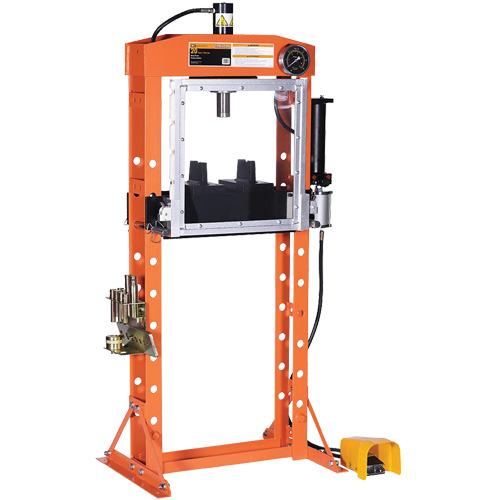 Super Heavy-Duty Shop Press, 20 Ton(s) Capacity Helyx Safety & Industrial Supplies