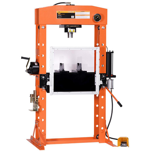 Super Heavy-Duty Shop Press, 50 Ton(s) Capacity Helyx Safety & Industrial Supplies