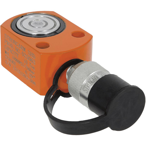 Super Heavy-Duty Low Height Single-Acting Cylinder, 0.39" Stroke, 10 Ton(s) Capacity Helyx Safety & Industrial Supplies