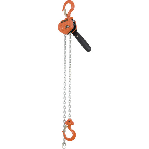 KLP-50-5 VLP Series Heavy-Duty Lever Puller, 5' Lift, 1000 lbs. (0.5 tons) Capacity, Galvanized Steel Chain Helyx Safety & Industrial Supplies