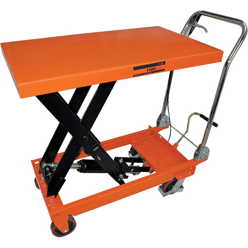 SLC-1100 Chariot avec table de levage hydraulique &agrave; ciseaux s&eacute;rie SLC, 39" lo x 21" la, Cap. 1100 lb Helyx Safety & Industrial Supplies