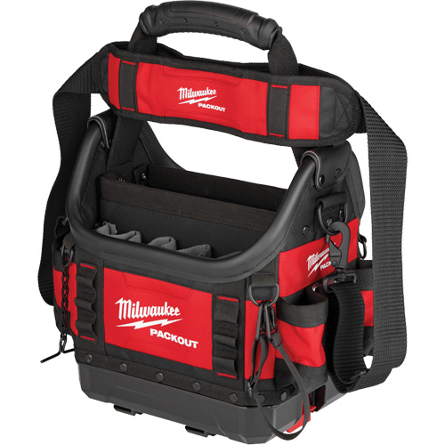 PackOut 10" Structured Tote, Ballistic Polyester, 35 Pockets, Red Helyx Safety & Industrial Supplies