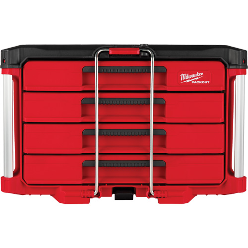 Boîte &agrave; outils avec 4 tiroirs PackOut, 16-3/10" x 22-1/5" x 14-3/10", Rouge Helyx Safety & Industrial Supplies
