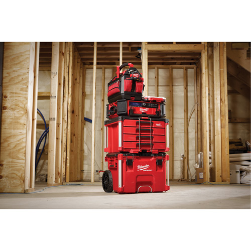 Boîte &agrave; outils avec 4 tiroirs PackOut, 16-3/10" x 22-1/5" x 14-3/10", Rouge Helyx Safety & Industrial Supplies