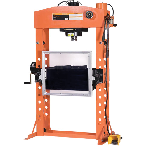 Presses pour atelier &agrave; usage lourd, Capacit&eacute; 75 tonnes Helyx Safety & Industrial Supplies