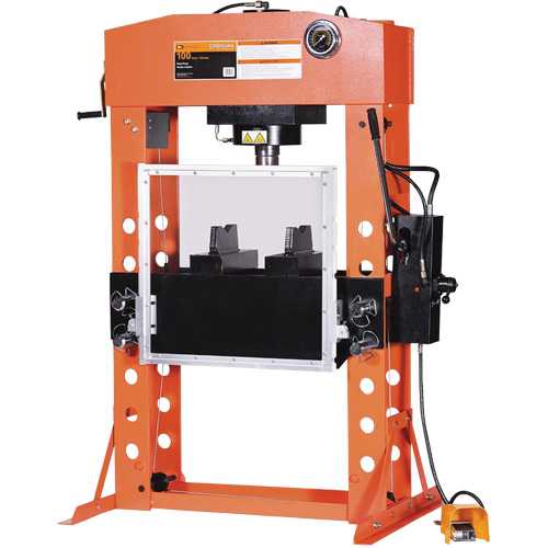 Presses pour atelier &agrave; usage lourd, Capacit&eacute; 100 tonnes Helyx Safety & Industrial Supplies