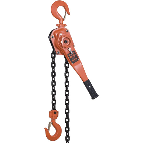 KLP-300-10 KLP Series Lever Chain Hoists, 10' Lift, 6000 lbs. (3 tons) Capacity, Steel Chain Helyx Safety & Industrial Supplies