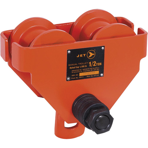 VPT-05 Manual Trolley - VBT Series, 1100 lbs. (0.5 tons) Helyx Safety & Industrial Supplies