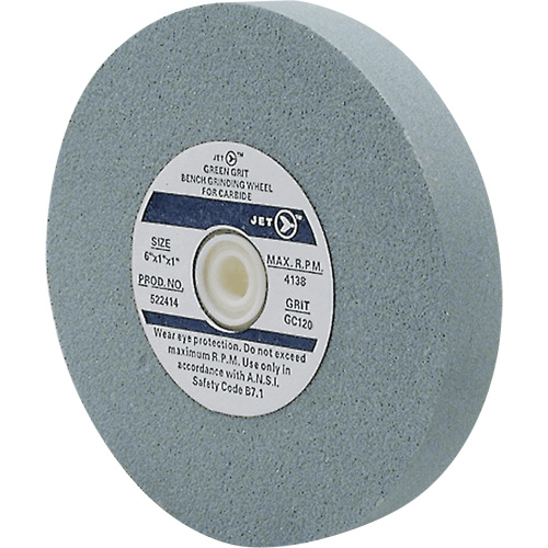GC675C Bench Grinding Wheels, 6" x 3/4", 1" Arbor, Silicon Carbide Helyx Safety & Industrial Supplies