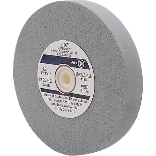 GC675M Bench Grinding Wheels, 6" x 3/4", 1" Arbor, Silicon Carbide Helyx Safety & Industrial Supplies