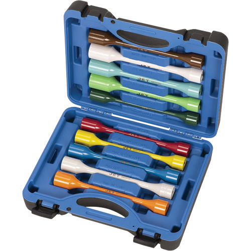 JTLS-1210S Torque Limiting Socket Sets, 1/2" Drive, 65 ft-lbs./80 ft-lbs./100 ft-lbs./120 ft-lbs./140 ft-lbs./45 ft-lbs./135 ft-lbs. Torque, Multiple Helyx Safety & Industrial Supplies