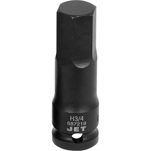 Impact Socket Bits, Hex, 3/4" x 1/2" Drive Helyx Safety & Industrial Supplies
