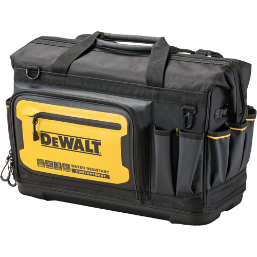 20” PRO Open Mouth Tool Bag, 33 Pockets, Black/Yellow Helyx Safety & Industrial Supplies