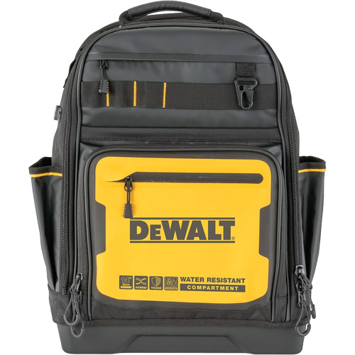 PRO Backpack, 13-3/4" L x 7-3/4" W, Black/Yellow Helyx Safety & Industrial Supplies