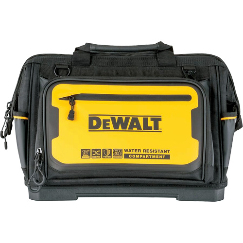 Sac &agrave; outils &agrave; bouche ouverte PRO 16", 31 pochettes, Noir/Jaune Helyx Safety & Industrial Supplies